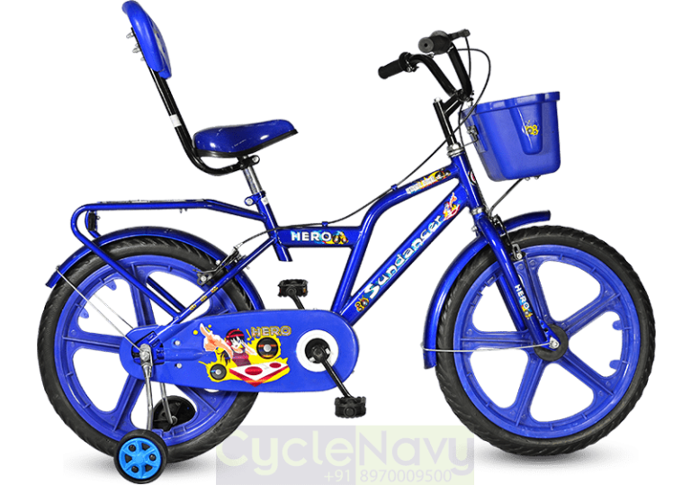 blue colour bicycle